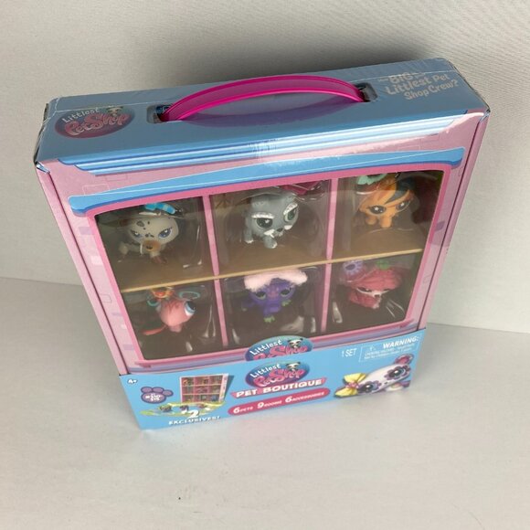 Littlest Pet Shop Pet Boutique 6 Pets 9 Rooms 6 Accessories - Picture 2 of 8
